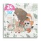 Big Dot of Happiness Woodland Animals Napkins, Forest Baby Shower or Birthday Party Decor, White 3-Ply Paper Beverage Cocktail Napkins - 24 Count